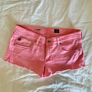 AG Denim : The Daisy Pink Shorts Womens Sz 29